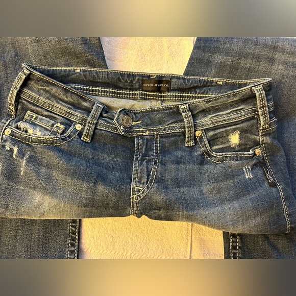 Women's Silvers Blue Jeans - Picture 3 of 8